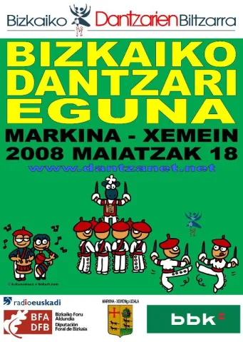 Bizkaiko dantzari eguna 2008 MARKINA Kartela