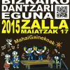 Bizkaiko dantzari eguna 2015 ZALLA Kartela